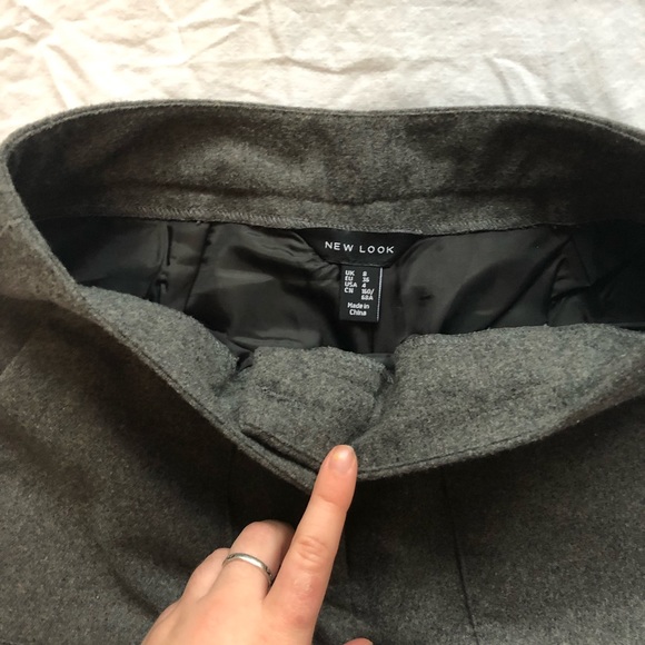 Wide Leg Grey Trousers - Picture 4 of 5